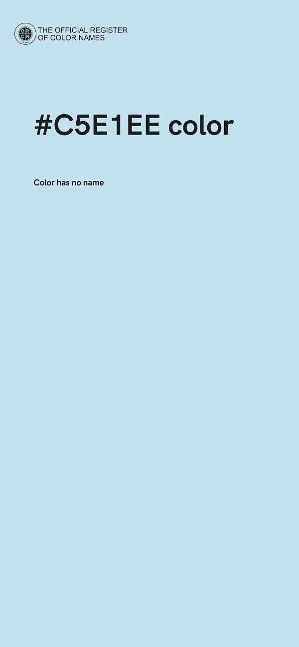 #C5E1EE color image