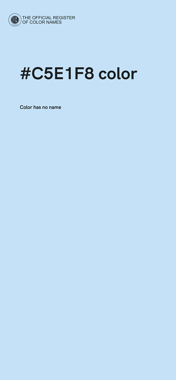 #C5E1F8 color image