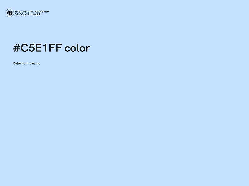 #C5E1FF color image