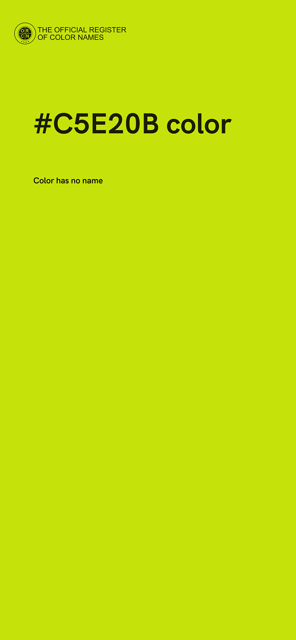 #C5E20B color image