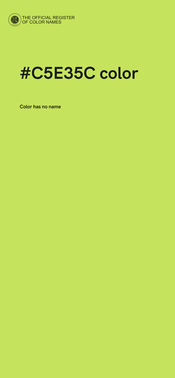 #C5E35C color image