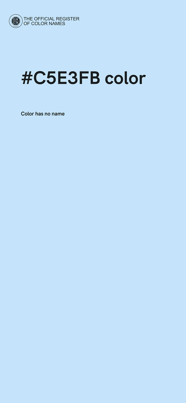 #C5E3FB color image