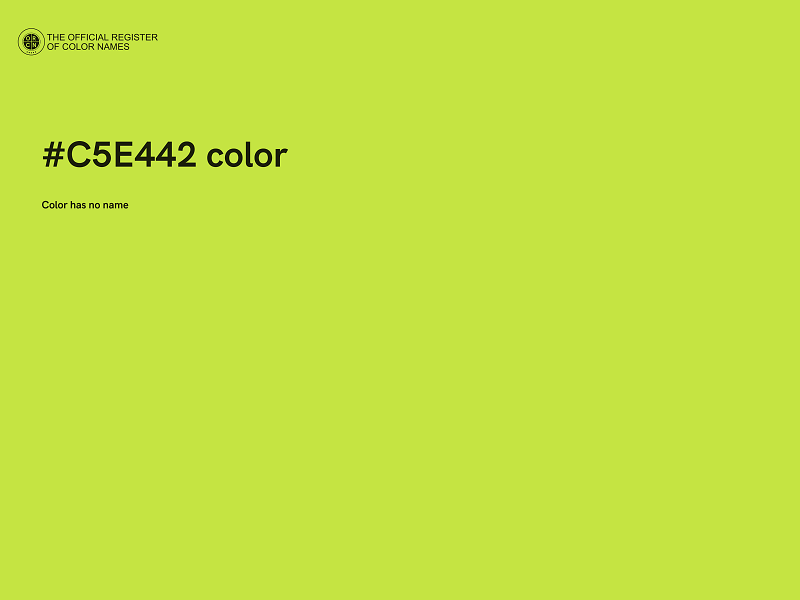 #C5E442 color image