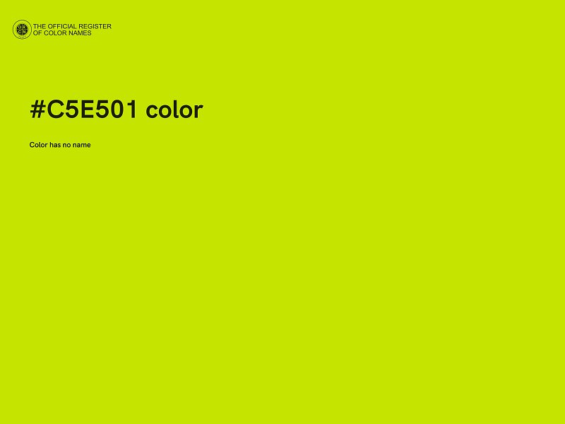 #C5E501 color image