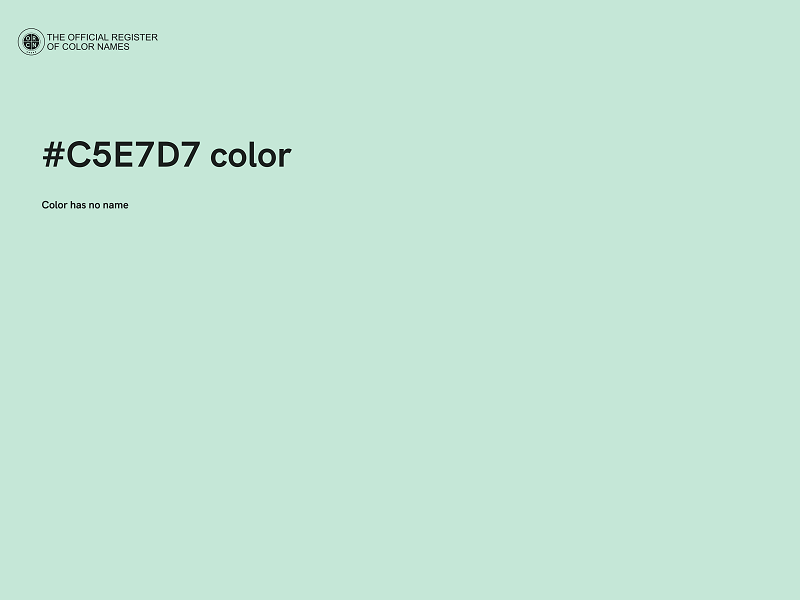 #C5E7D7 color image