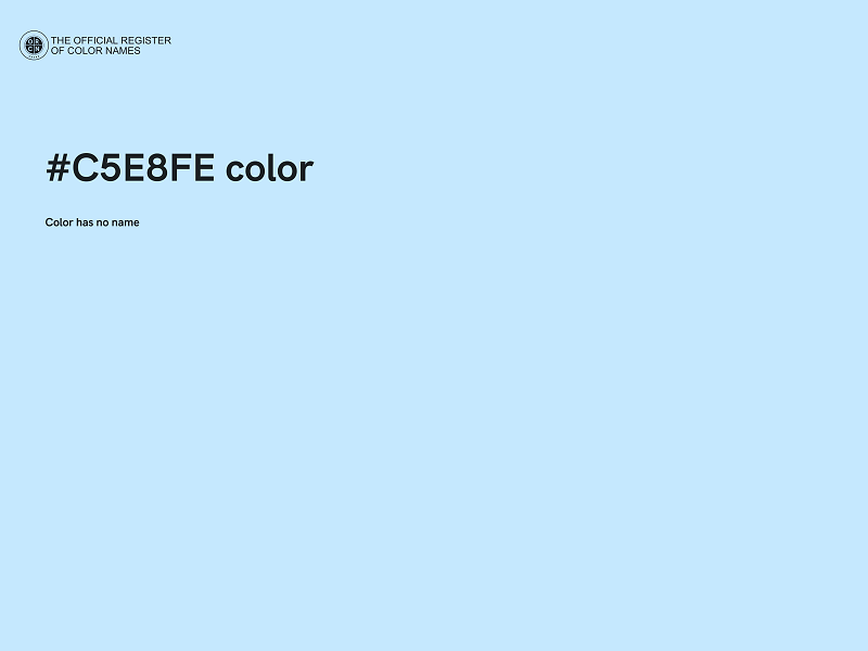 #C5E8FE color image