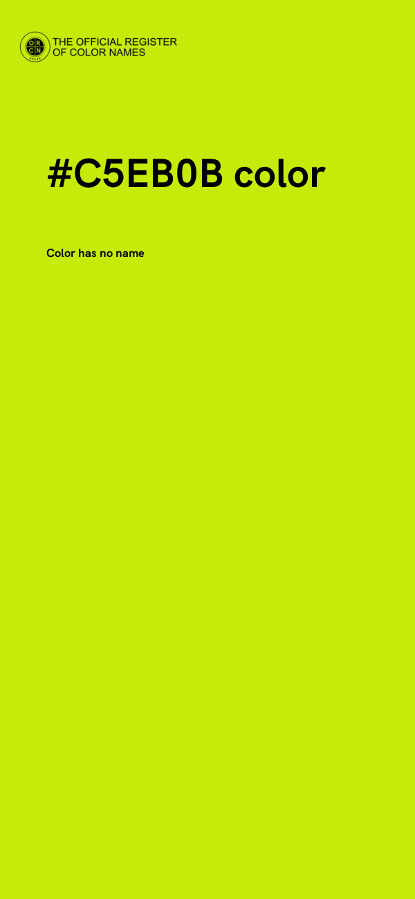 #C5EB0B color image