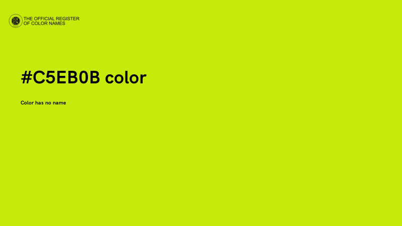 #C5EB0B color image