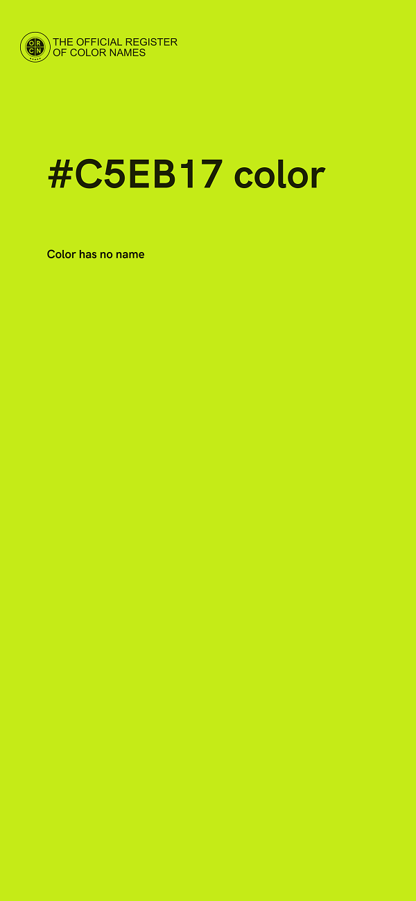 #C5EB17 color image