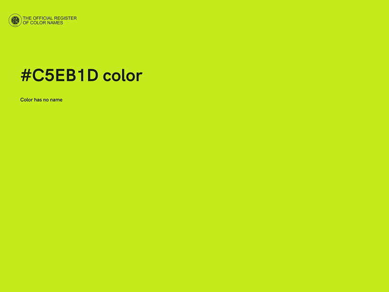#C5EB1D color image