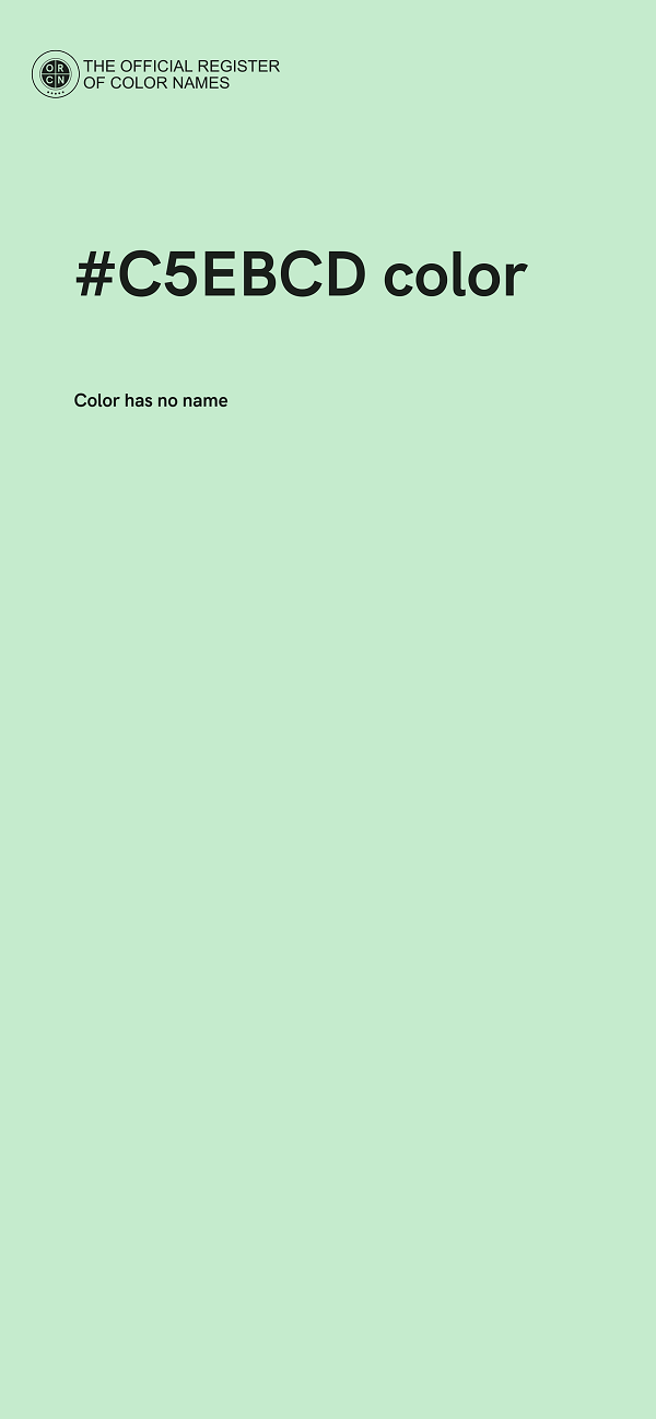 #C5EBCD color image
