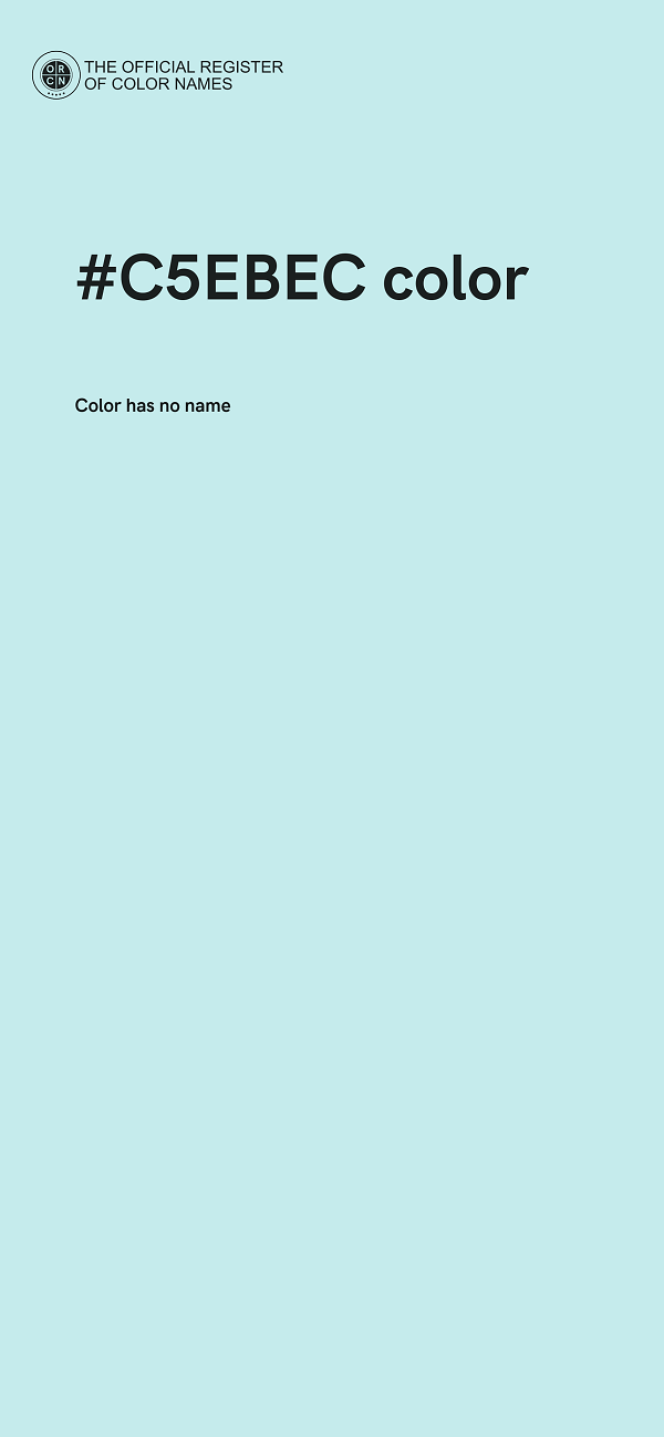 #C5EBEC color image