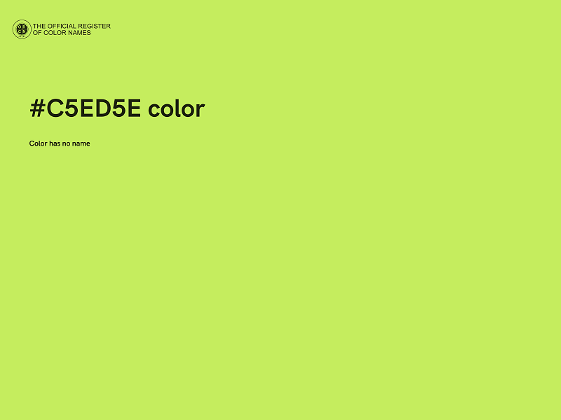 #C5ED5E color image