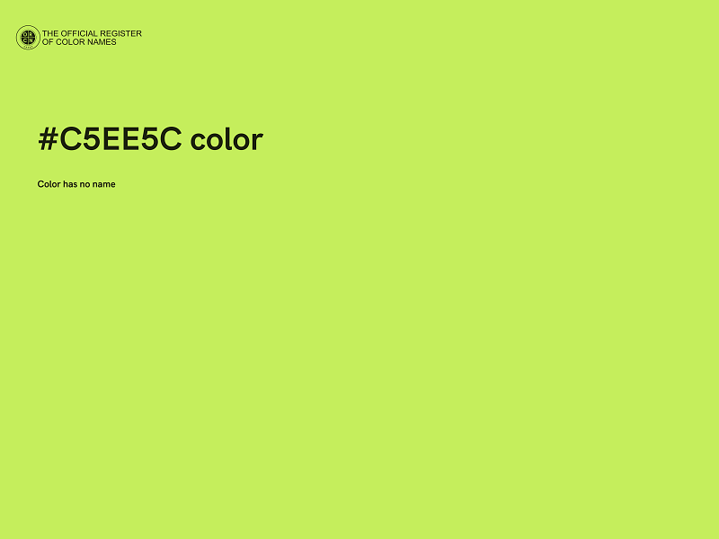 #C5EE5C color image