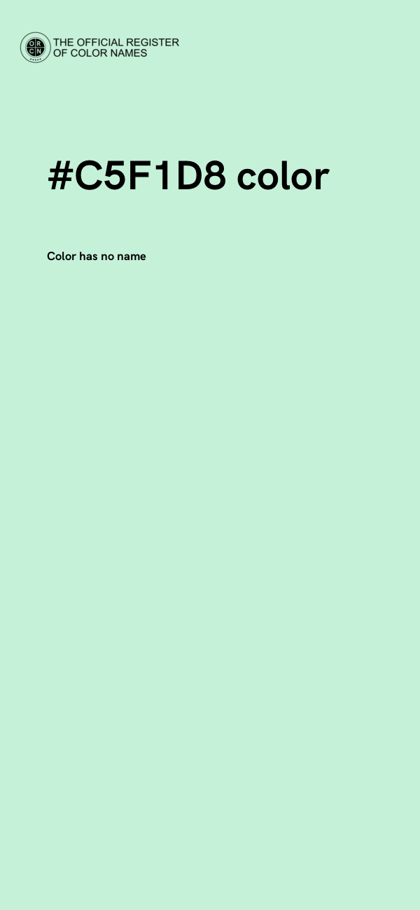 #C5F1D8 color image