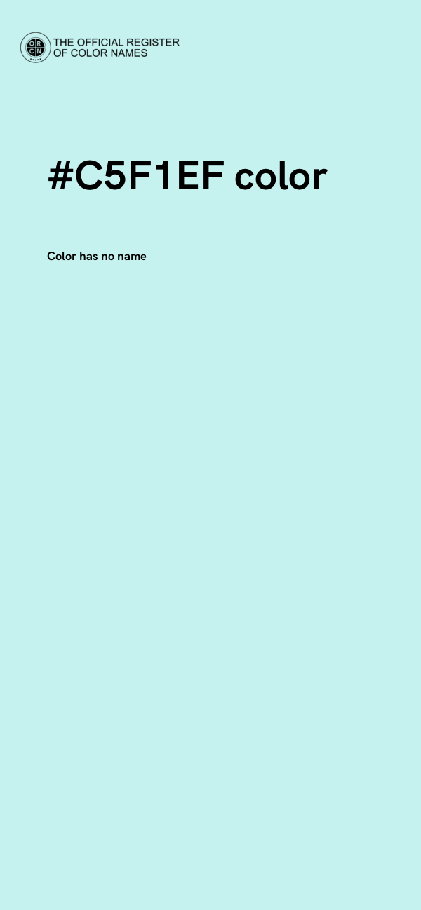 #C5F1EF color image