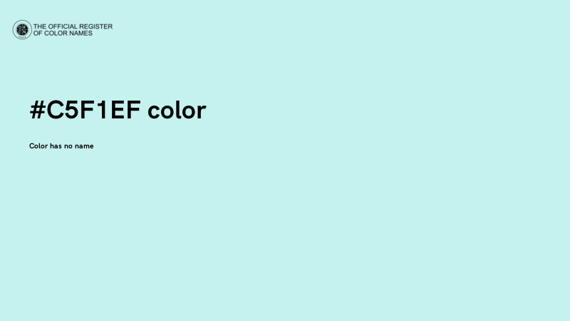 #C5F1EF color image