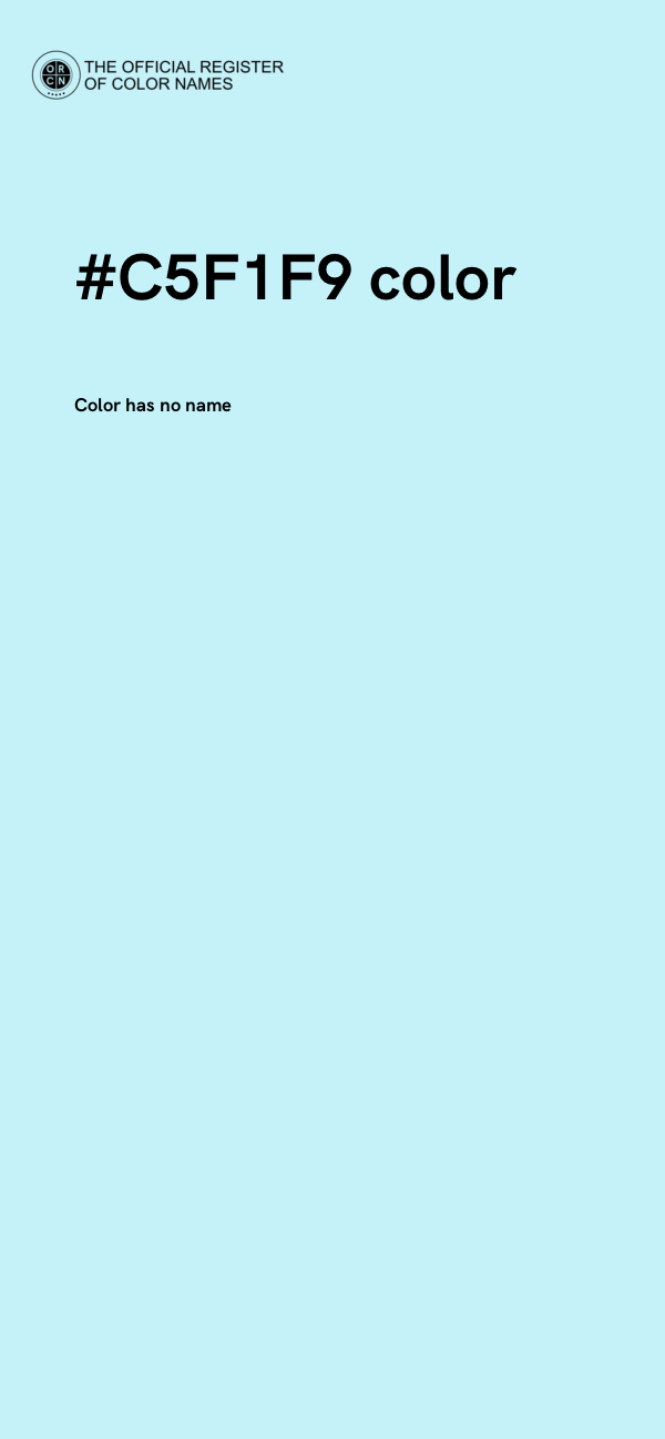 #C5F1F9 color image