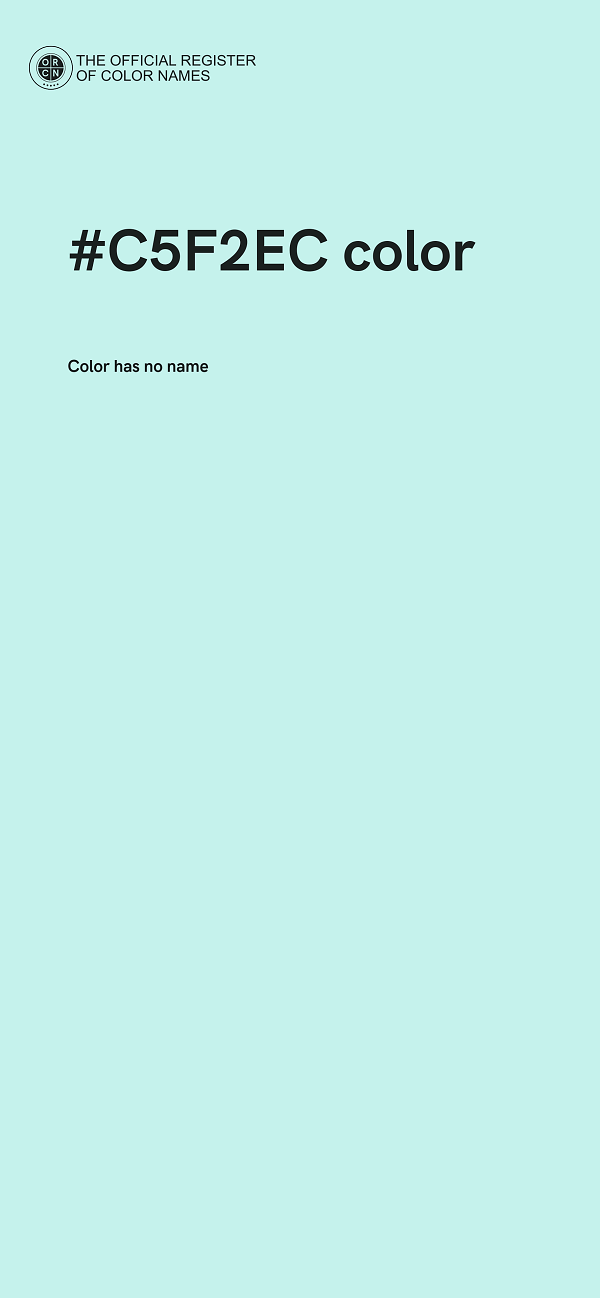#C5F2EC color image