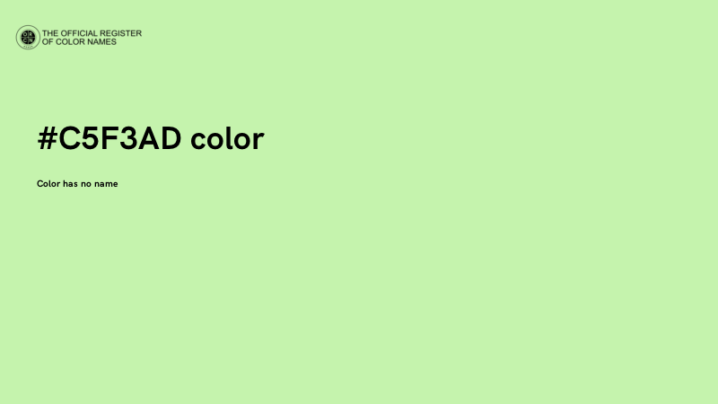 #C5F3AD color image