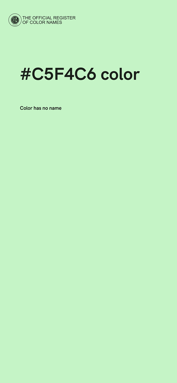 #C5F4C6 color image