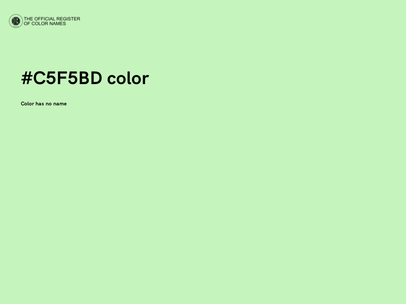 #C5F5BD color image