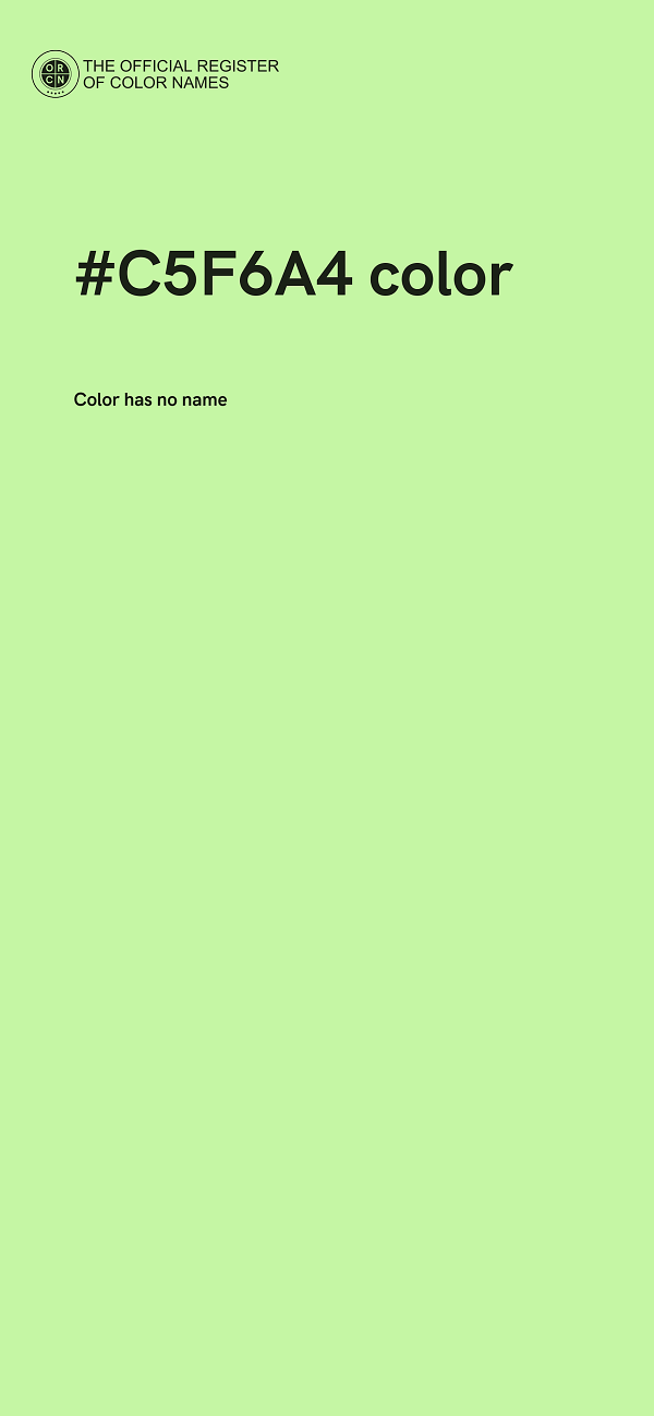 #C5F6A4 color image