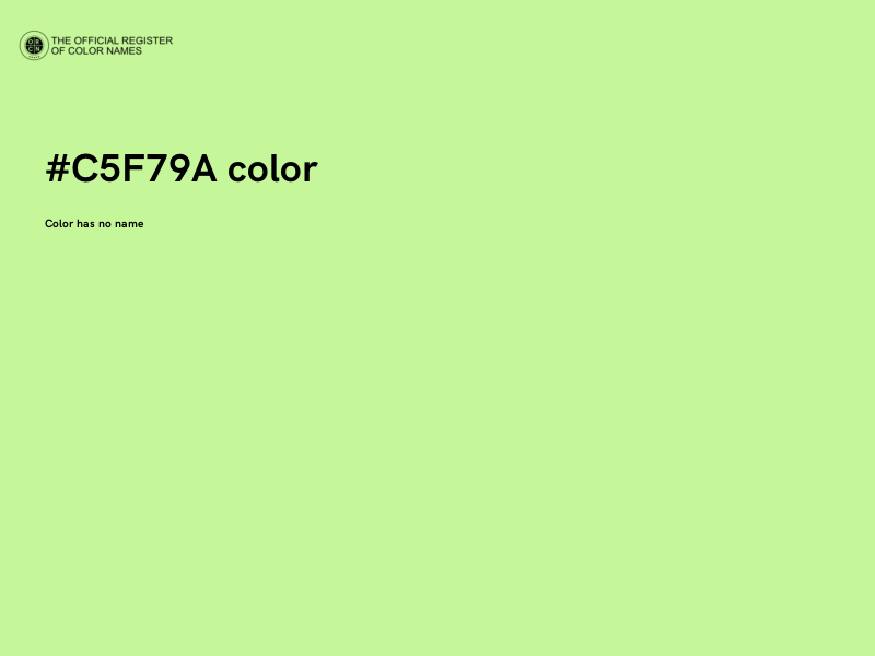 #C5F79A color image