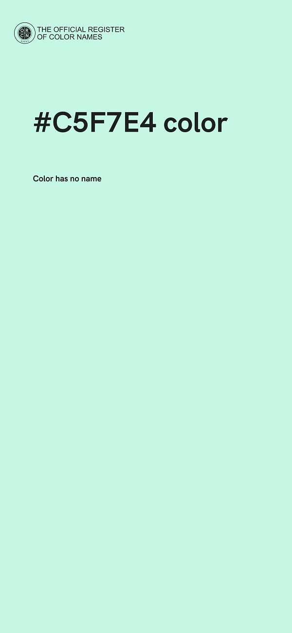 #C5F7E4 color image