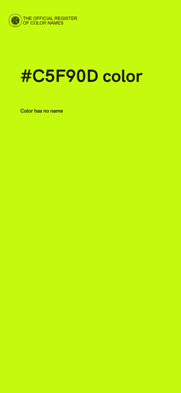 #C5F90D color image