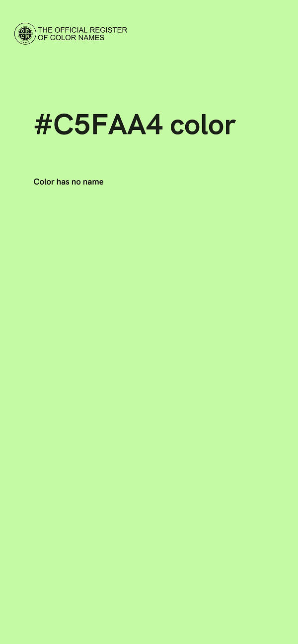 #C5FAA4 color image