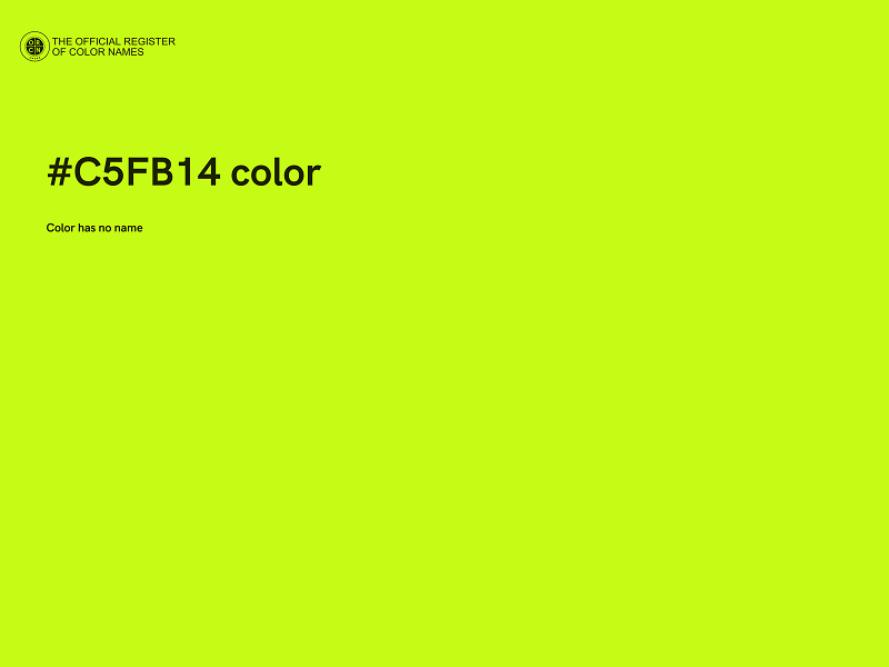 #C5FB14 color image