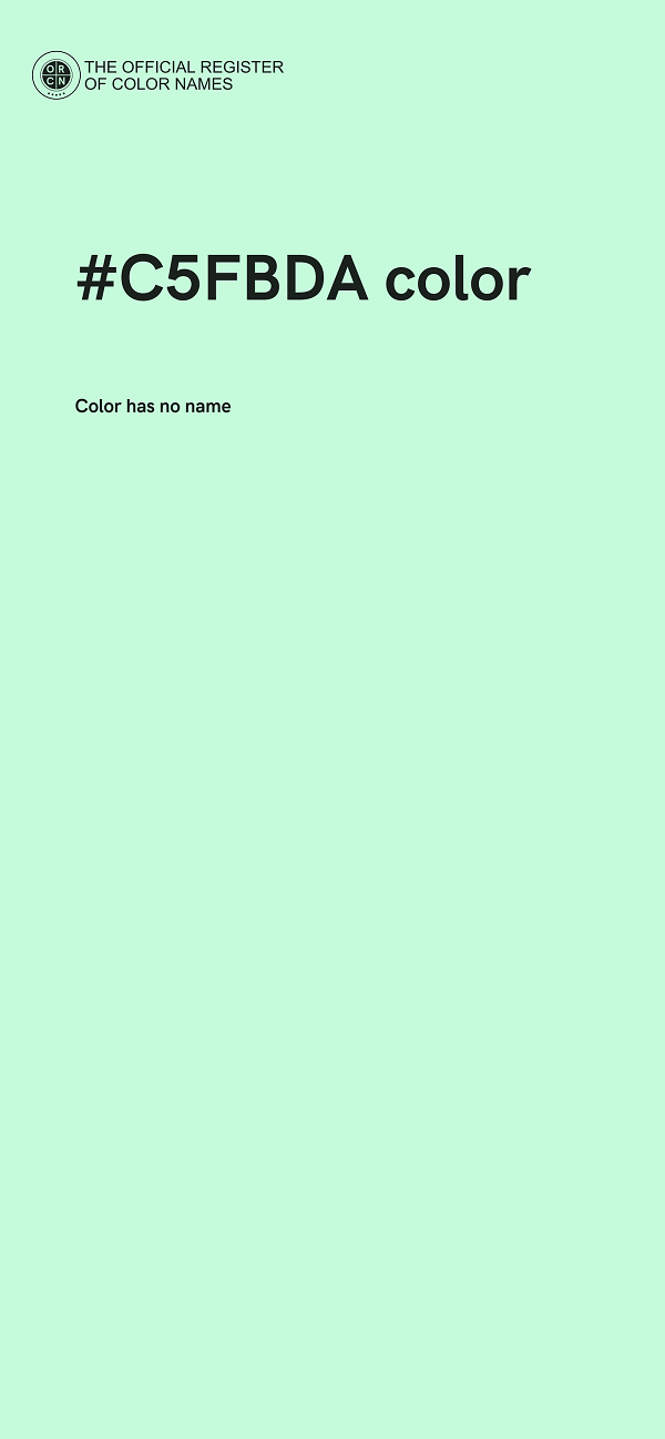 #C5FBDA color image