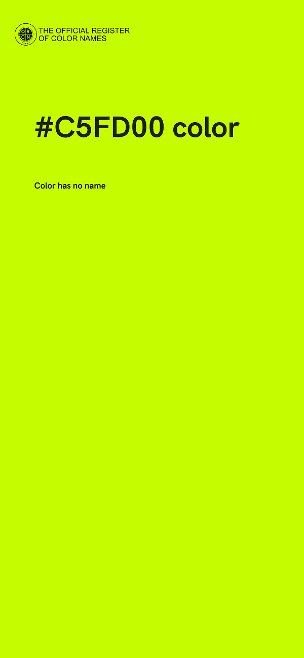 #C5FD00 color image