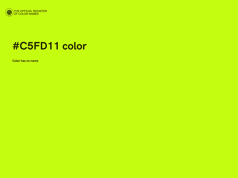 #C5FD11 color image