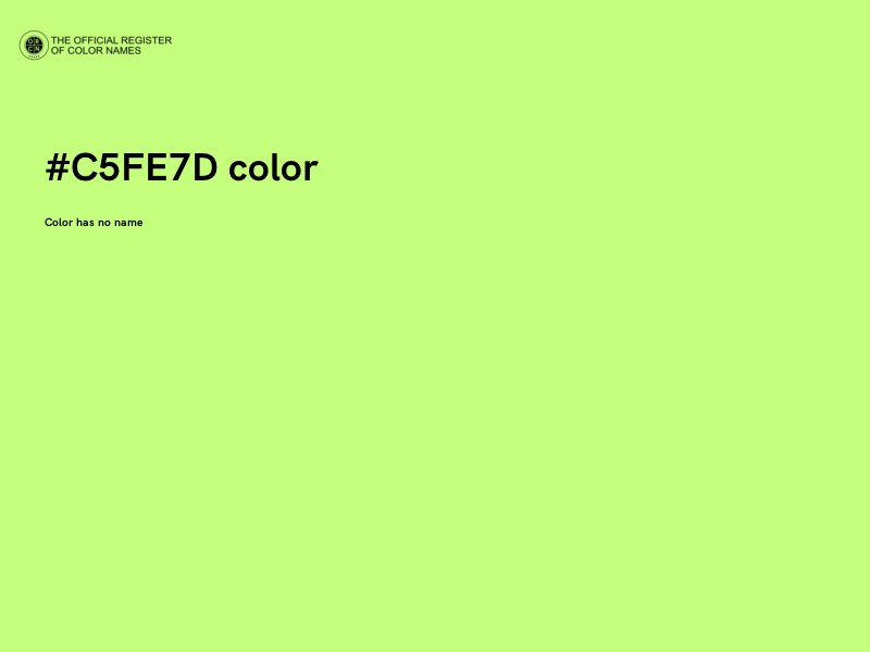 #C5FE7D color image