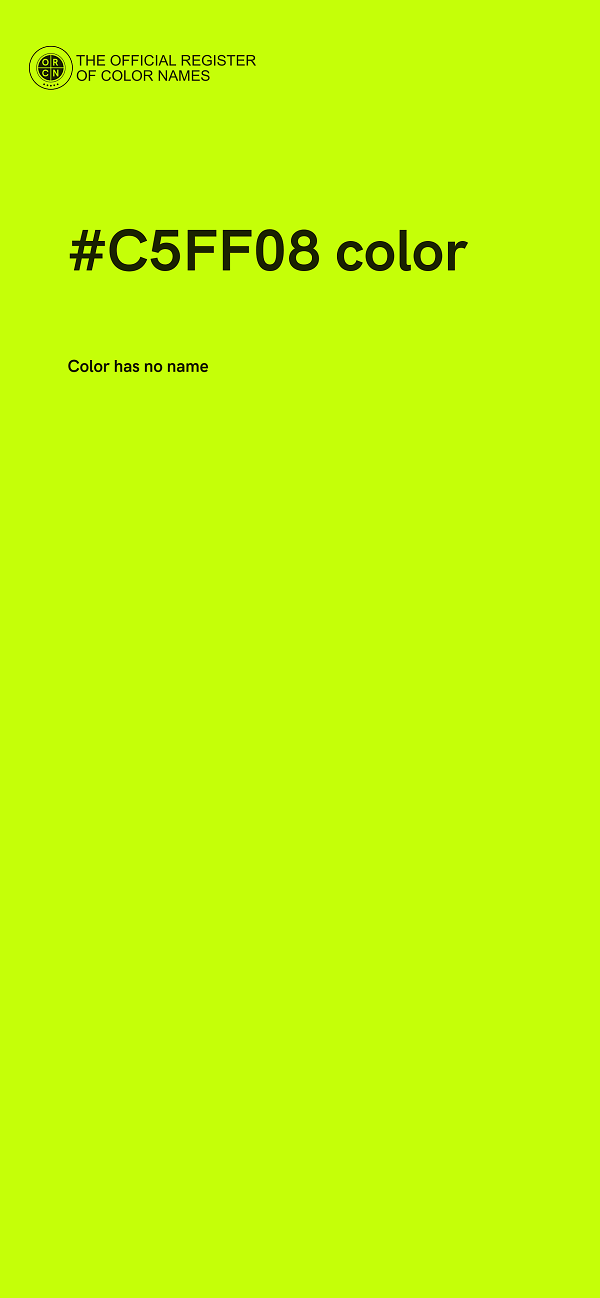 #C5FF08 color image
