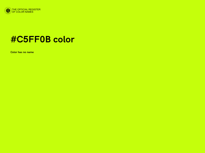 #C5FF0B color image