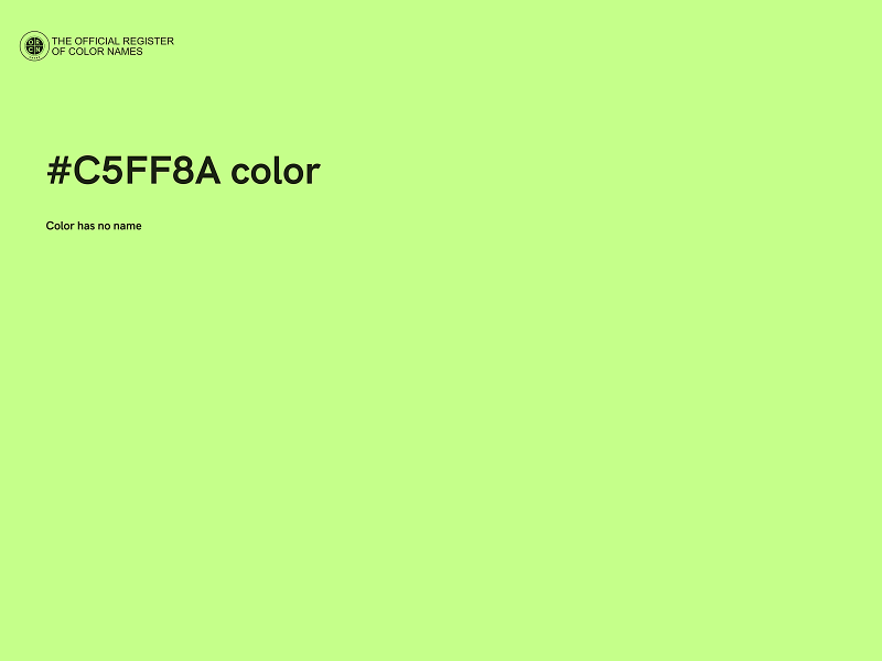 #C5FF8A color image