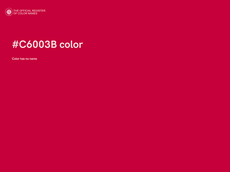 #C6003B color image