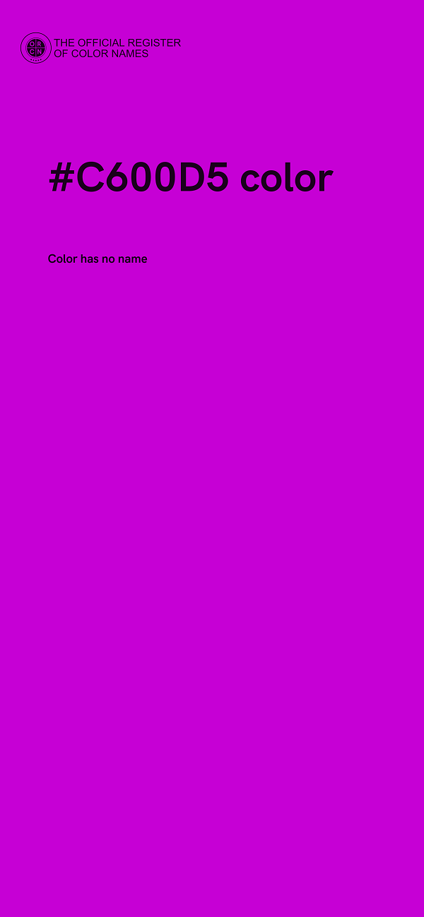 #C600D5 color image