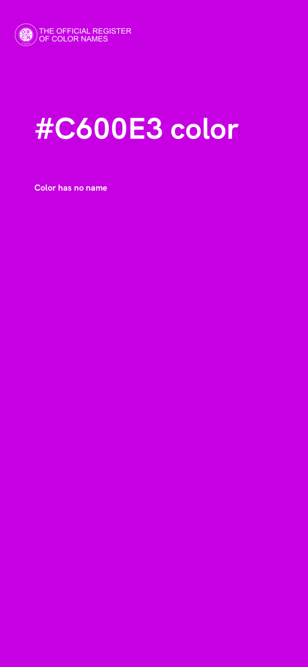 #C600E3 color image