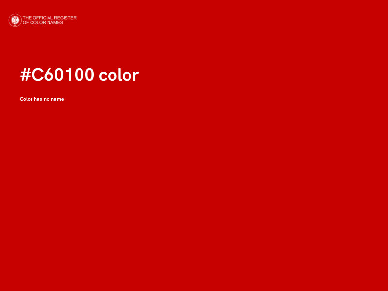 #C60100 color image