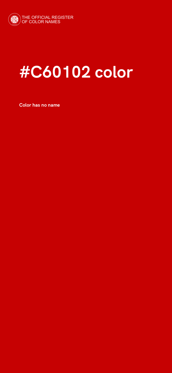 #C60102 color image