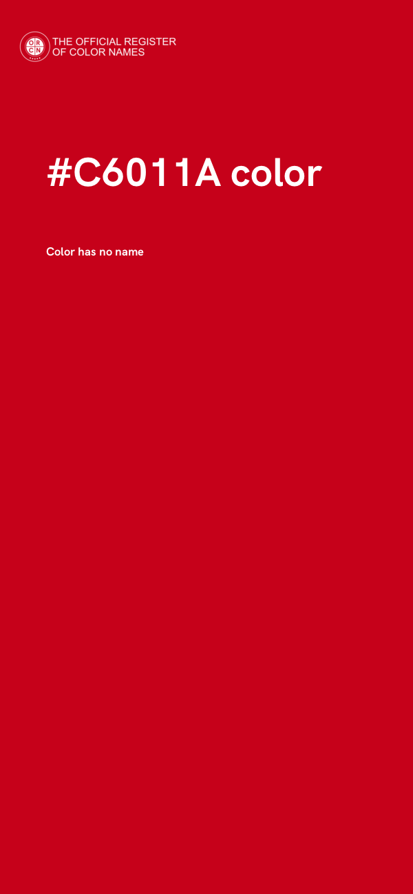 #C6011A color image