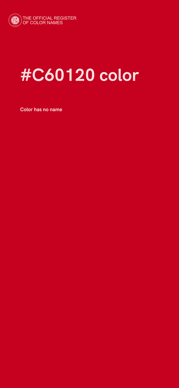 #C60120 color image