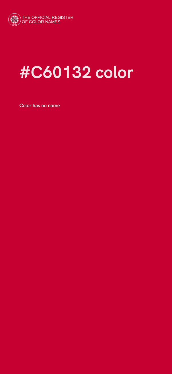#C60132 color image