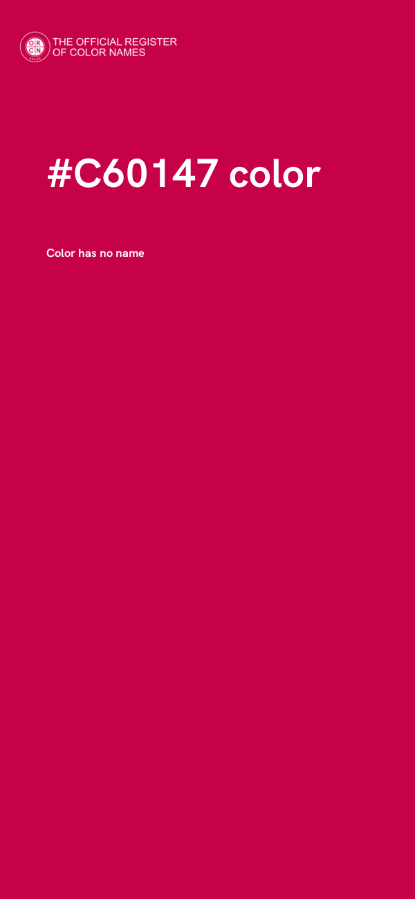 #C60147 color image