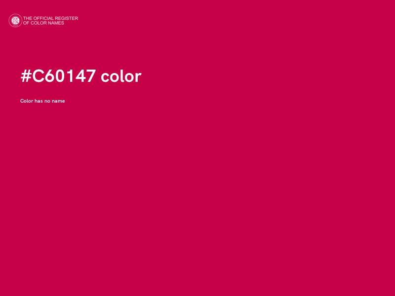 #C60147 color image