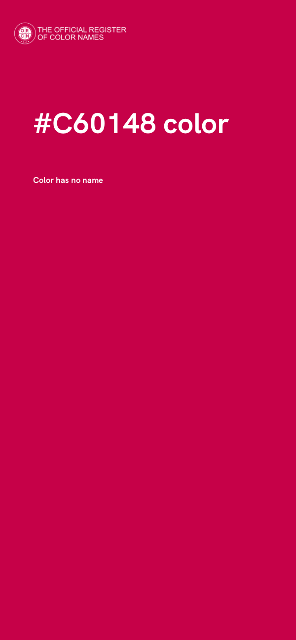 #C60148 color image